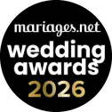 Badge Gagnants des Wedding Awards 2026 — mariages.net